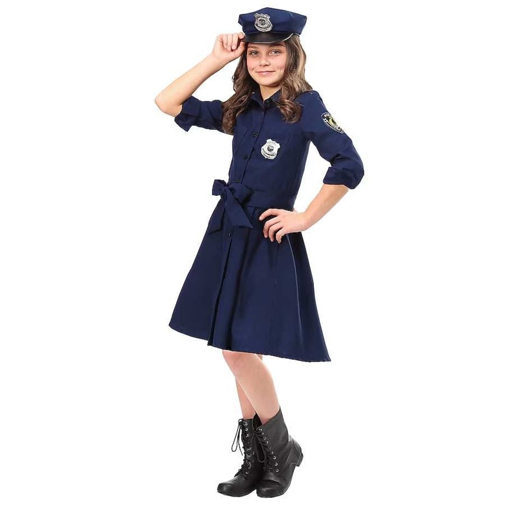 New FUN Costumes Helpful Police Officer Girls Medium 8-10